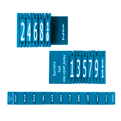 Foldable Ruler - Box Cars And One Eyed Jacks